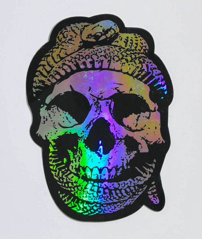 Flying Coffin Snake Skull pegatina