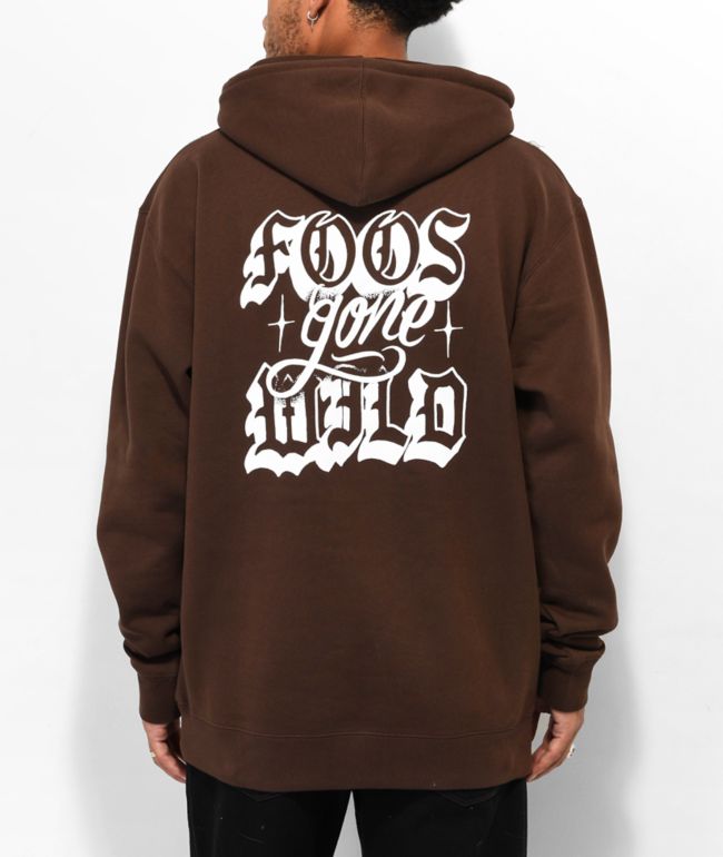 Foos Gone Wild Brown Hoodie