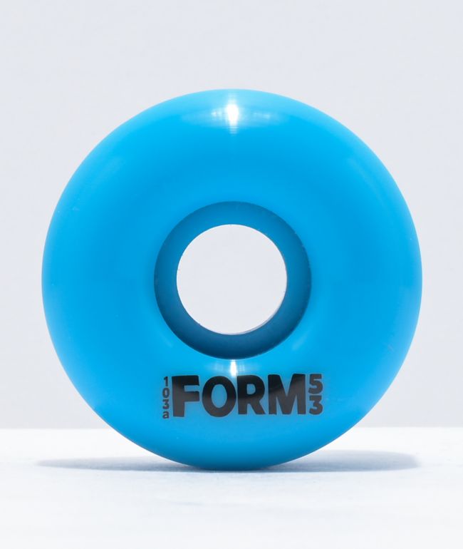 Form Ocean Blue 53mm 103a Skateboard Wheels