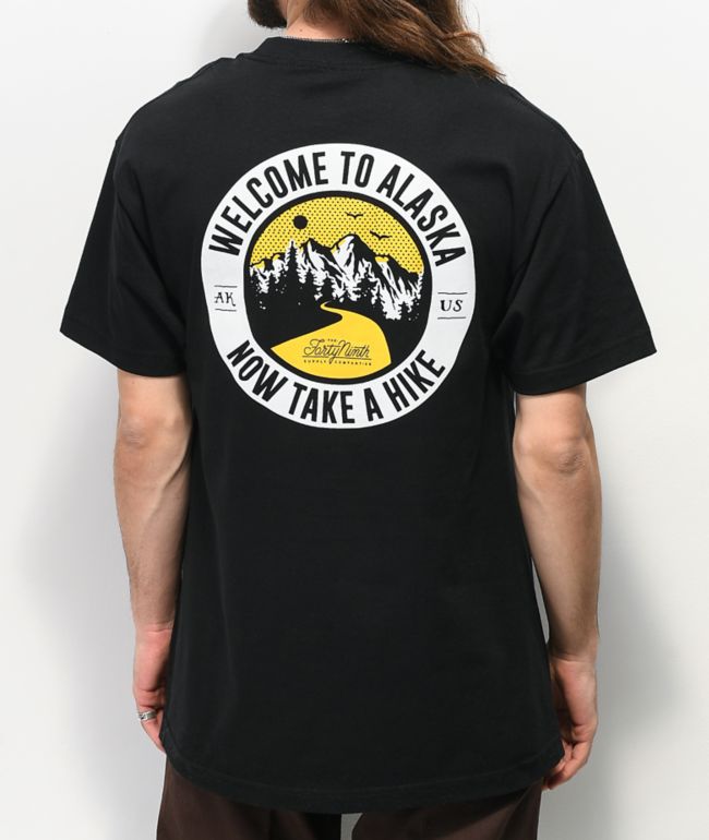 Forty Ninth Supply Co Wta Take A Hike Black T Shirt Zumiez