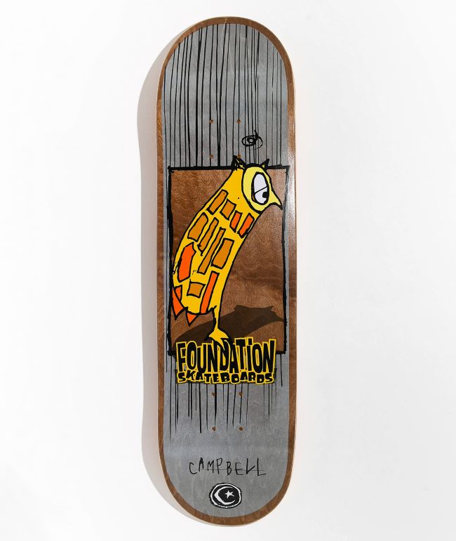 Foundation Campbell Owl 8.38" Skateboard Deck
