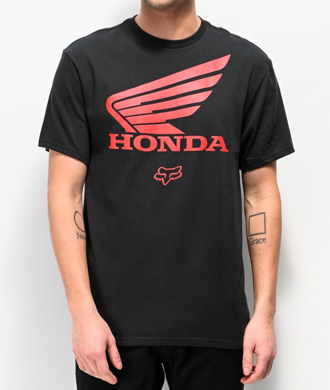 Honda Toddler T-Shirt Black Standard Logo Red Tee 