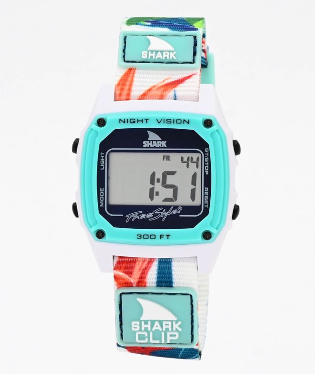 Freestyle Classic Clip Aloha reloj digital verde azulado