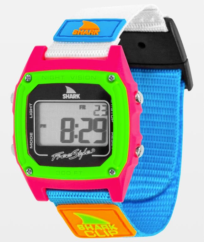 Freestyle Shark Classic Clip Black Neon Digital Watch