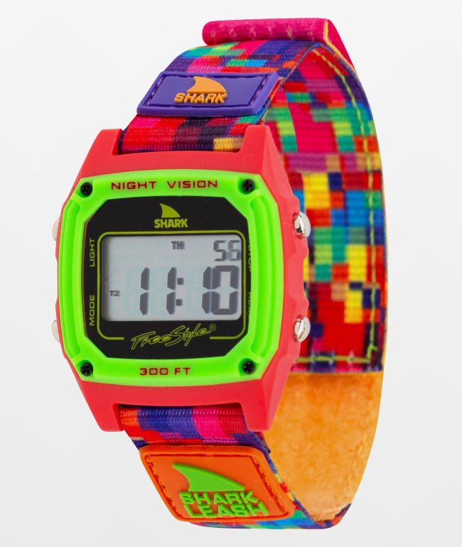 Freestyle Shark Classic Leash Aloha Pink Digital Watch Zumiez