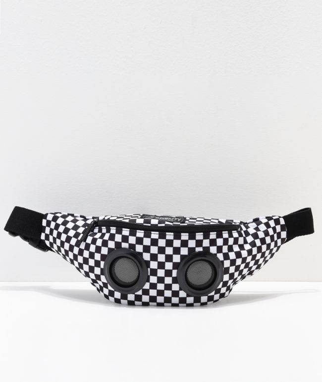 checkered fanny pack