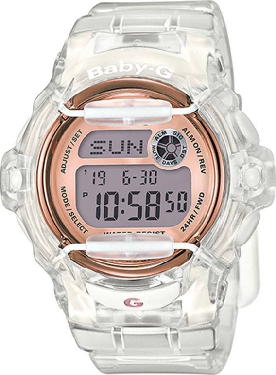 rose gold baby g watch