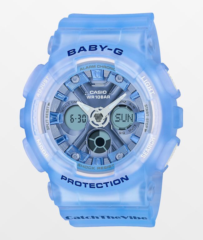 G-Shock Baby-G Skeleton Clear Blue Watch