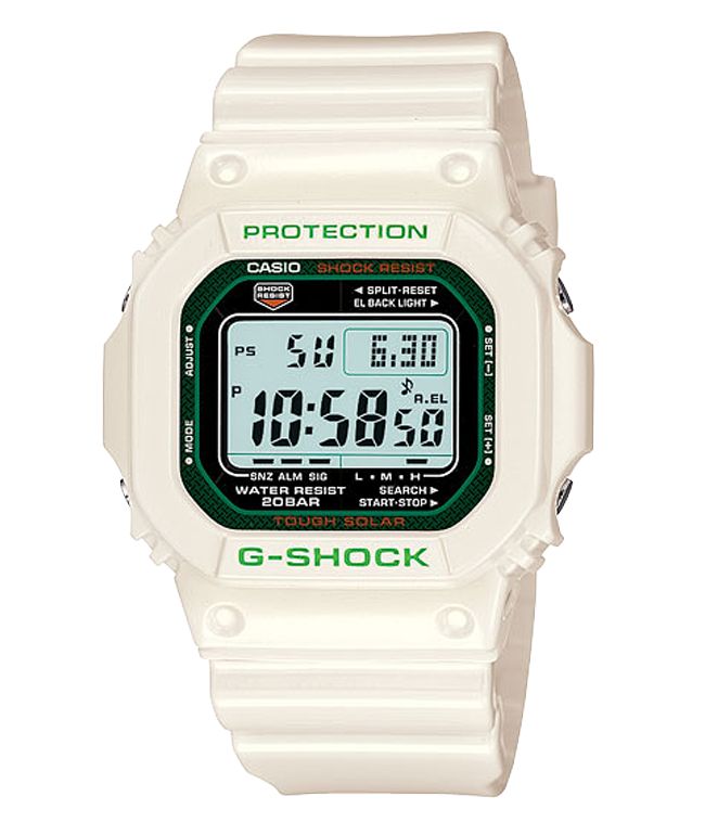 G Shock G Lide Go Green G5600gr7cr White Limited Edition Digital Watch Zumiez