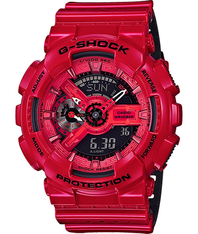g shock military red