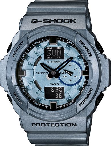 g shock metallic blue