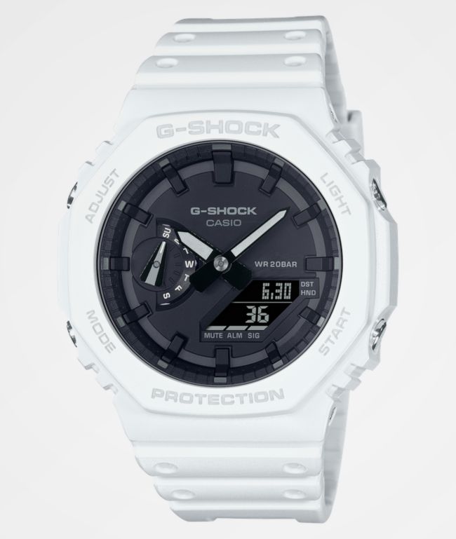 G-Shock GA2100-7ACR White & Black Watch
