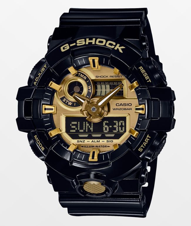 G-Shock GA710GB-1AG Black & Gold Watch