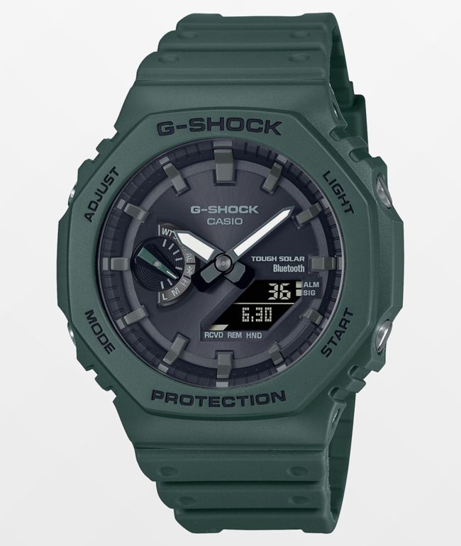 G-Shock GAB2100-3A Green & Black Bluetooth Solar Watch 