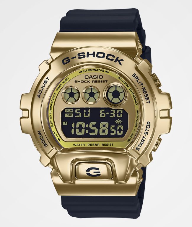 g shock silver black