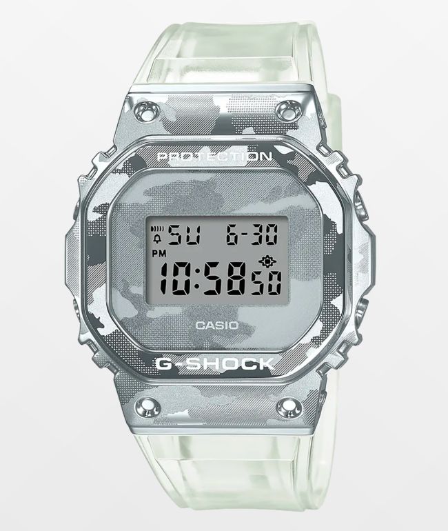 clear g shock watch