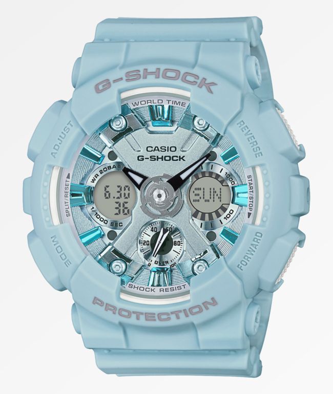 G-Shock GMAS120 Light Blue Watch | Zumiez