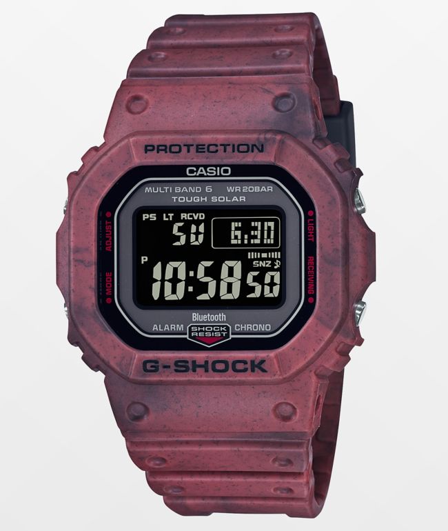 G-Shock GWB5600SL4 Red Digital Watch