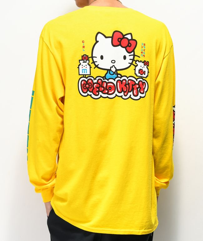 Girl x Hello Kitty 45th Anniversary Yellow Long Sleeve T-Shirt