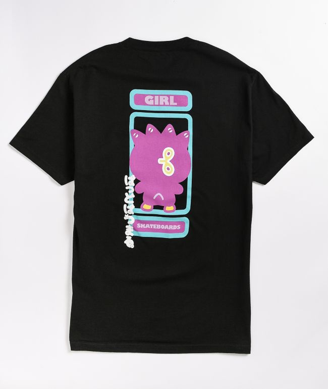 Girl x Sanrio Backside Black T-Shirt
