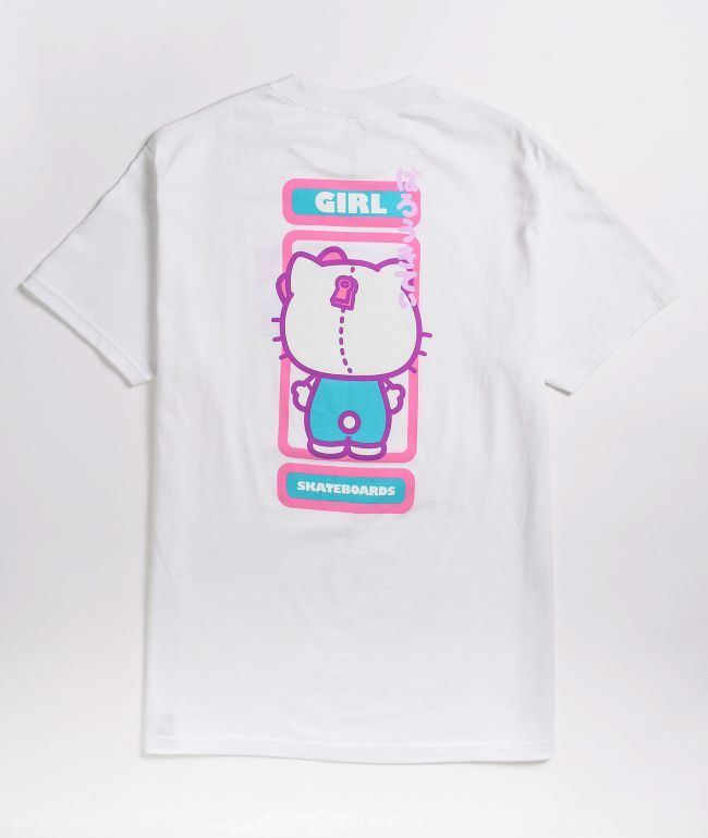 Girl x Sanrio Backside White T-Shirt