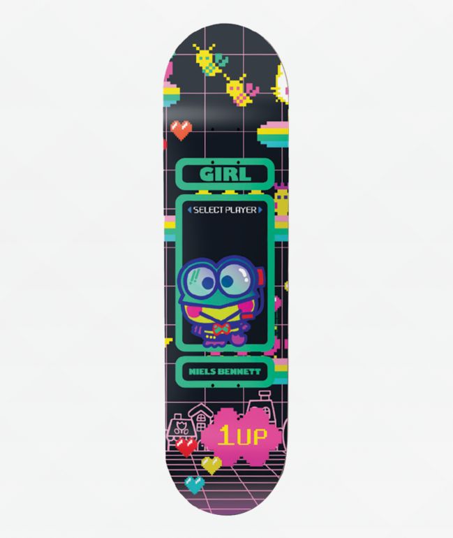 Girl x Sanrio Bennett Kawaii Arcade 8.25" Skateboard Deck