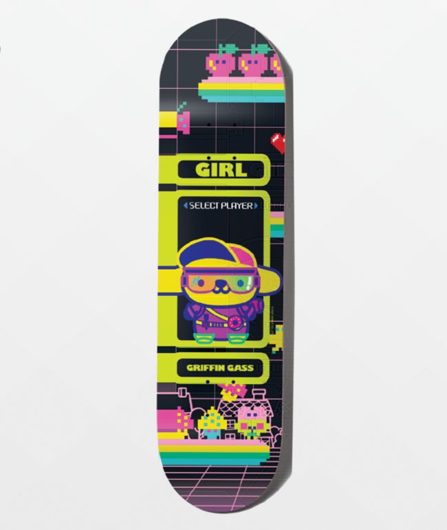 Girl x Sanrio Gass Kawaii Arcade 8.5" Skateboard Deck