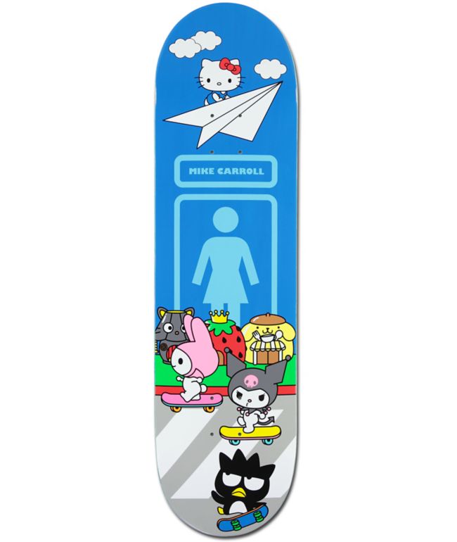 Blue hello kitty skateboard Outlet