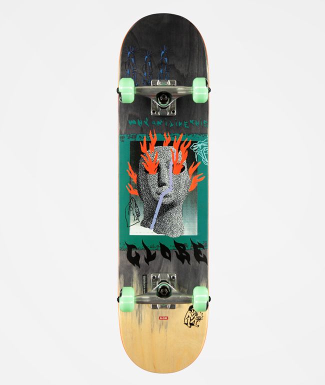Globe Skateboard G1 Firemaker 7.75 Black/Natural 