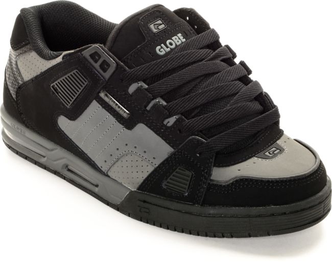 Globe Sabre Black &amp; Gunmetal Grey Skate Shoes Zumiez