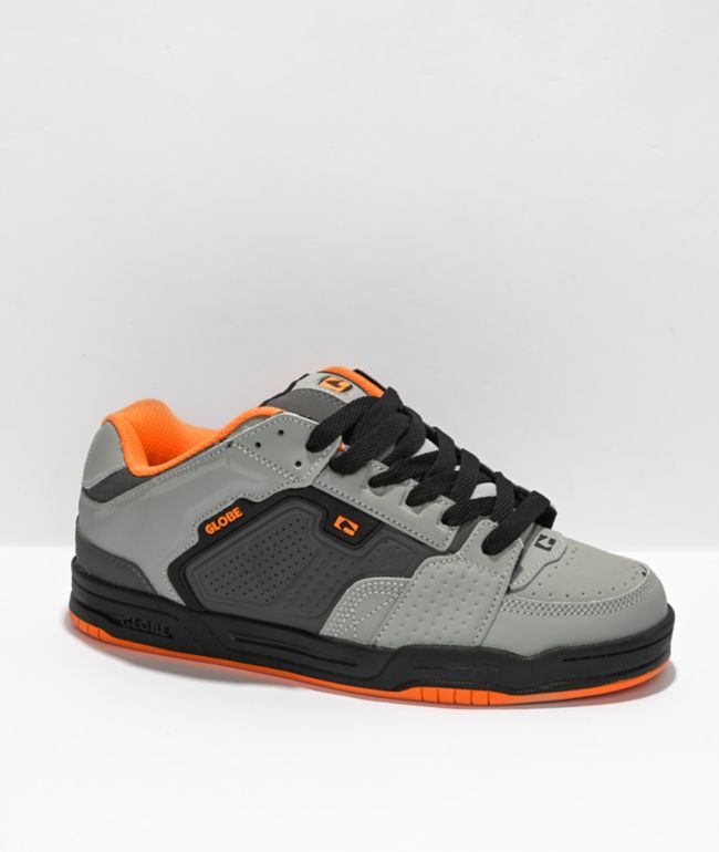Globe Scribe zapatos de en negro, gris naranja