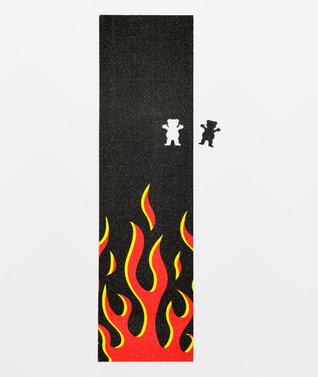 Conciliar ingresos De hecho Grizzly Fahrenheit Red Flame Grip Tape
