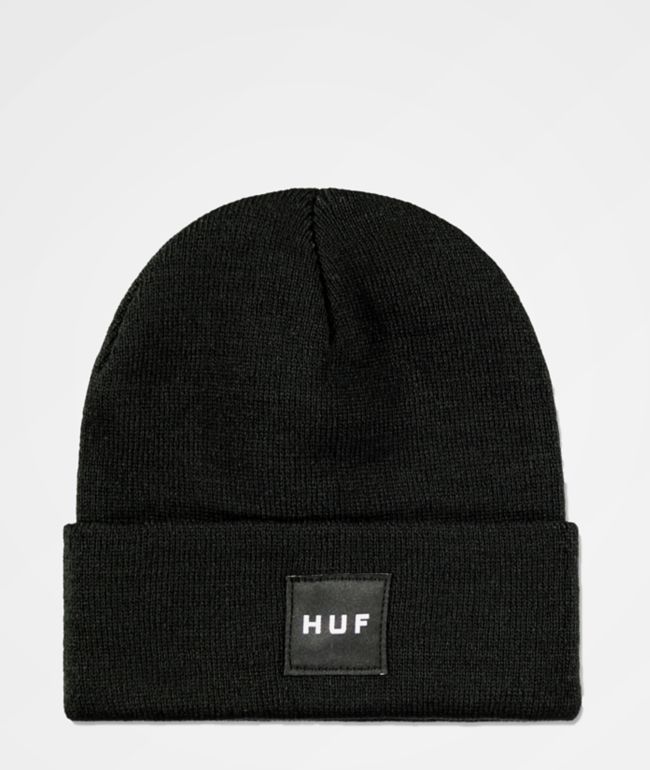HUF Box Logo gorro negro