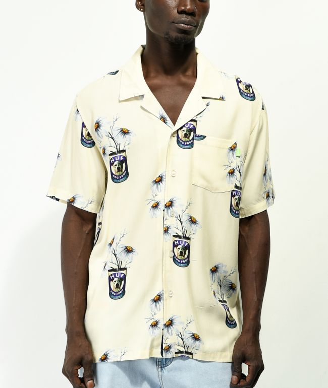HUF Canned Off White Resort Shirt