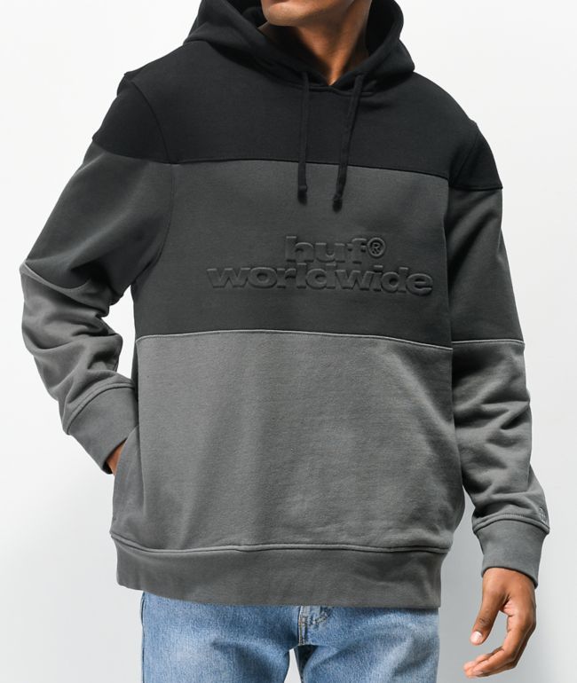 HUF Division Black, Charcoal & Grey Hoodie