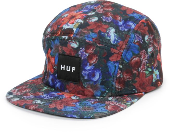 HUF Floral De Muerte 5 Panel Hat | Zumiez