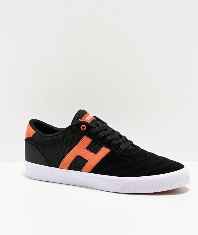 HUF Galaxy zapatos de skate en negro, ladrillo y blanco