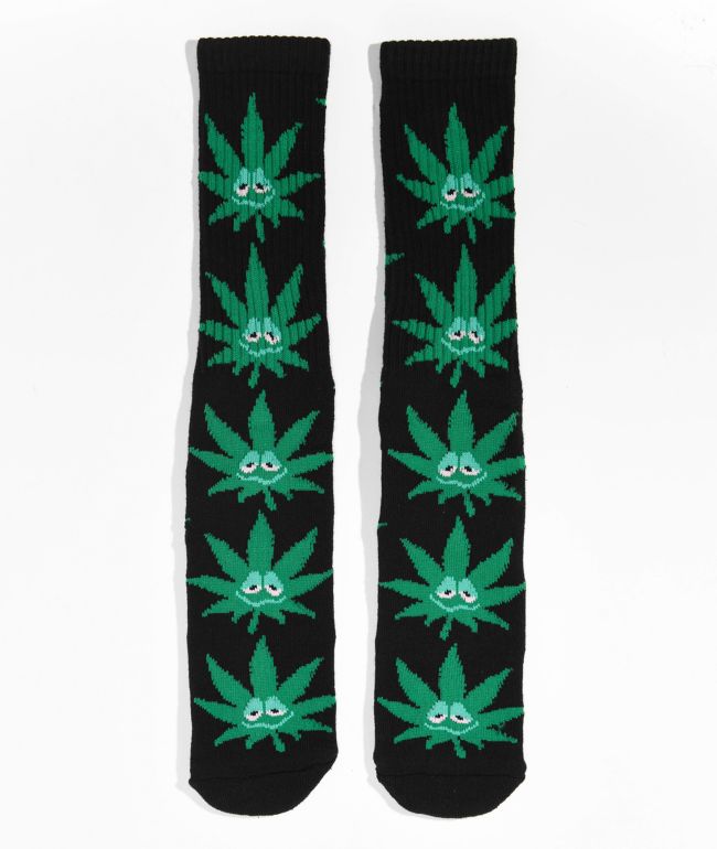 HUF Green Buddy calcetines negros