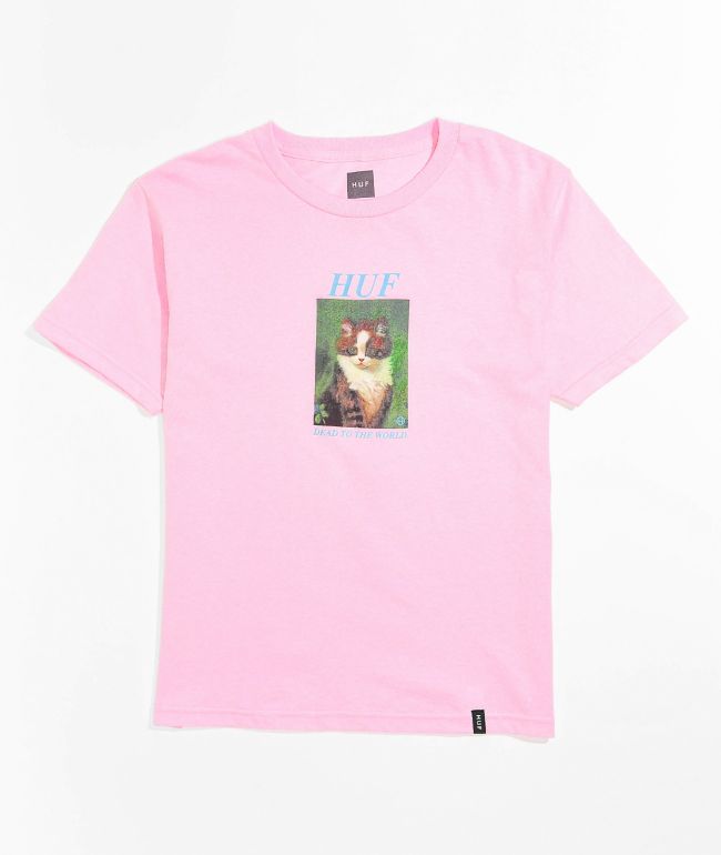 HUF x Miles Davis Voodoo Dusty Rose Washed Long Sleeve T-Shirt