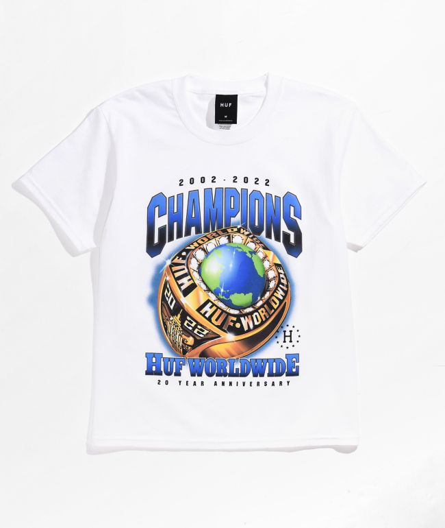 HUF Kids Champion White T-Shirt