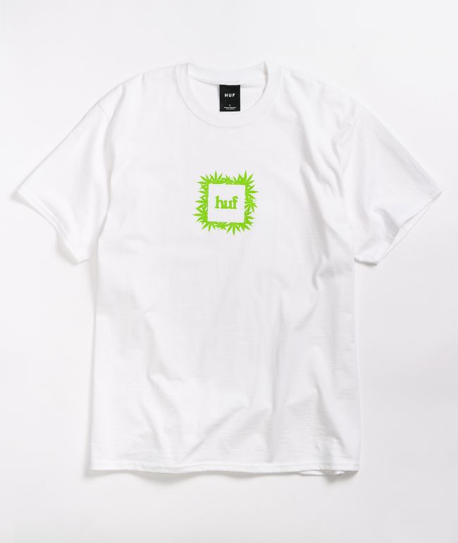 huf white tshirt