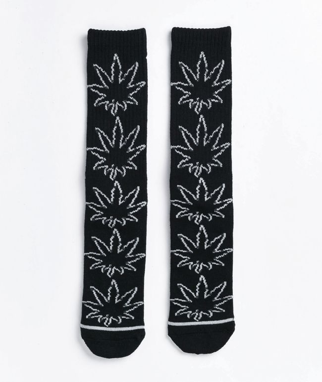 HUF Plantlife Always Open Black Crew