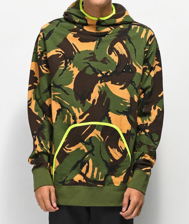 Huf camo hoodie clearance