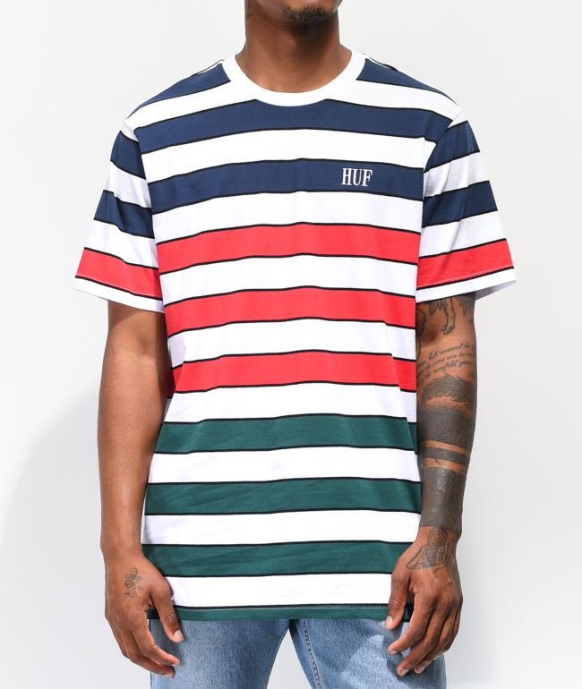 huf t shirt striped