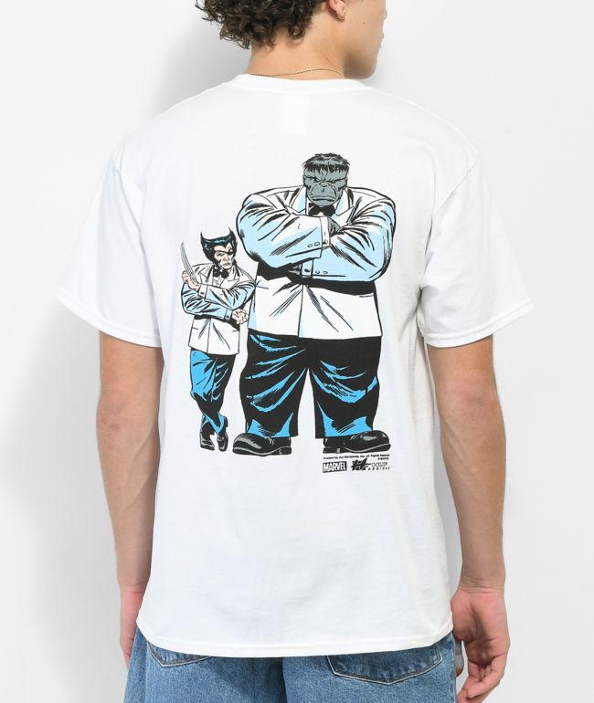 HUF x Hulk Tension White T-Shirt