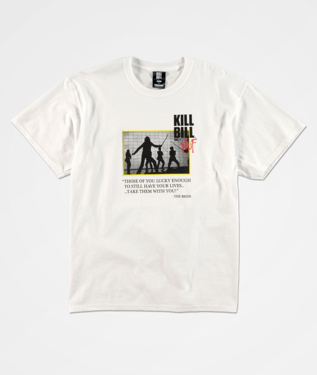september had revolution HUF x Kill Bill Death List White T-Shirt