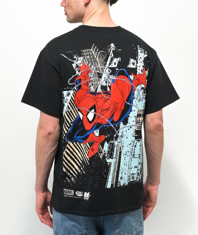 HUF x Marvel Spider-Man Black T-Shirt