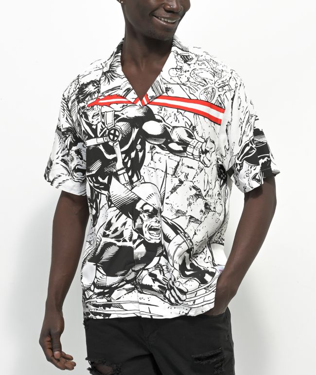 HUF x Marvel X-Men White Short Sleeve 