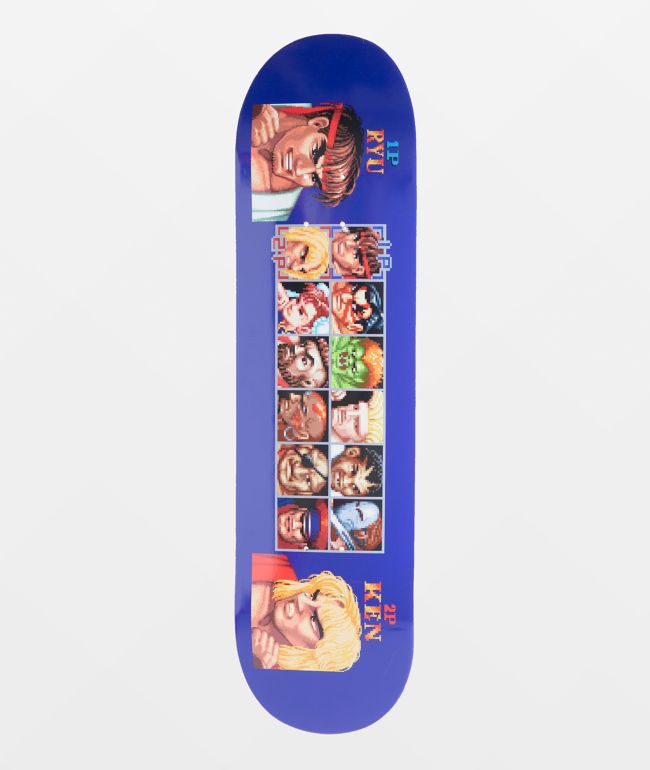 HUF x Street Fighter Players Select 8.25" Skateboard Deck