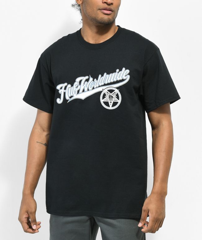HUF x THRASHER Portola Black T-Shirt